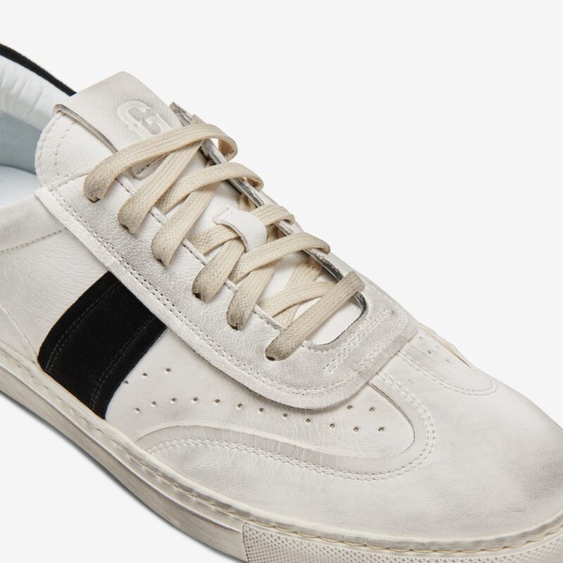 The Charlie Distressed - White/Black - Image 7