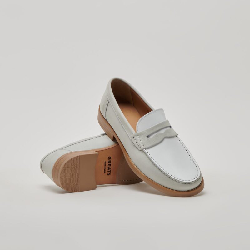 The Essex Penny Loafer - Light Grey - Image 6
